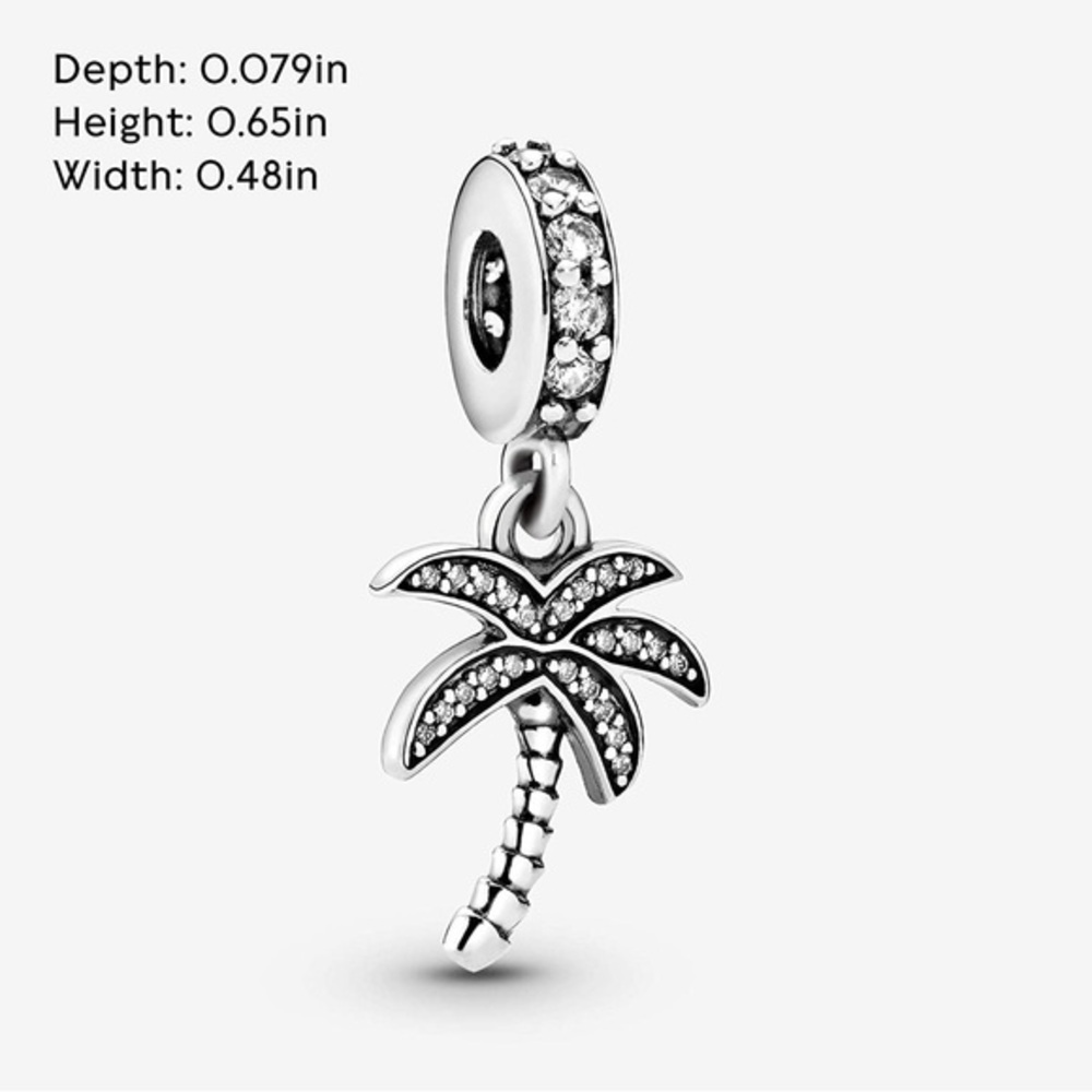 Pandora Silver Palm Tree Charm